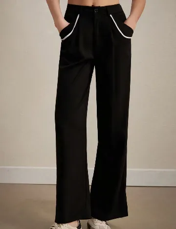 Pantaloni SHEIN, negru Negru