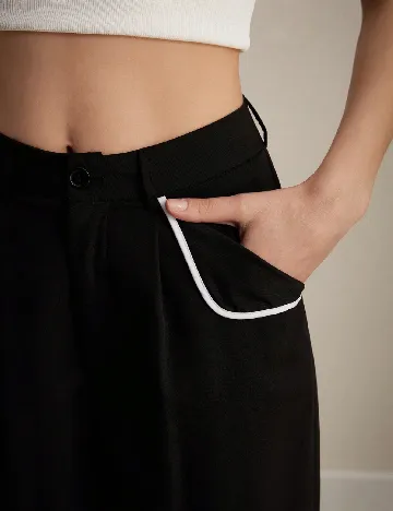 Pantaloni SHEIN, negru Negru