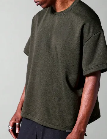 Tricou SHEIN, verde inchis Verde