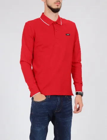 Bluza Calvin Klein, rosu Rosu