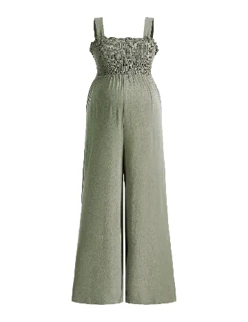 Salopeta SHEIN Maternity, verde Verde