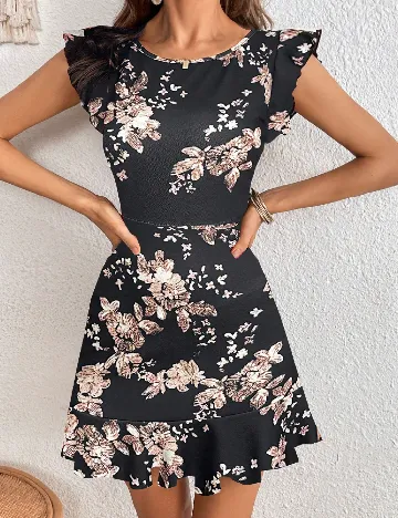 Rochie scurta SHEIN, negru Negru