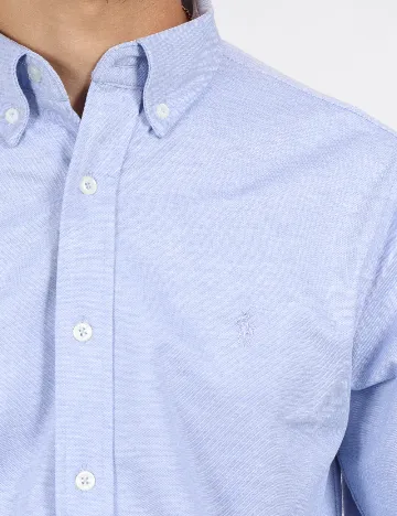 Camasa Polo Ralph Lauren, bleu Albastru