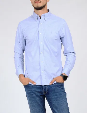 Camasa Polo Ralph Lauren, bleu Albastru