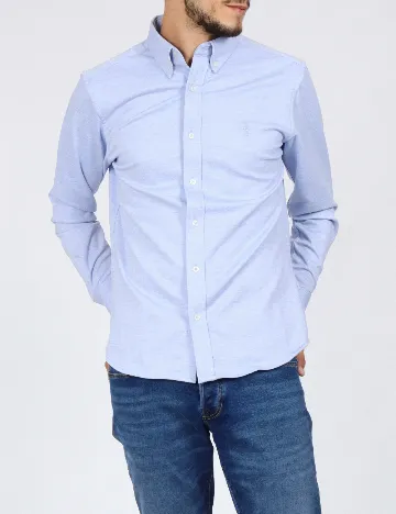 Camasa Polo Ralph Lauren, bleu Albastru