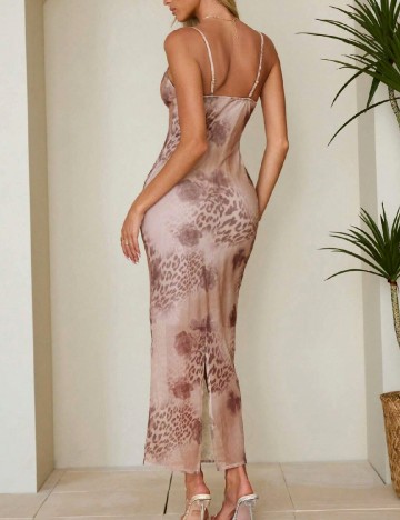 Rochie lunga SHEIN, animal print