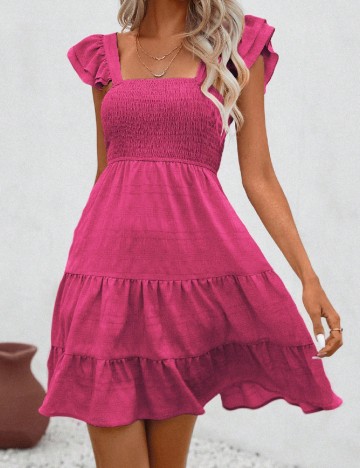 Rochie scurta SHEIN, roz