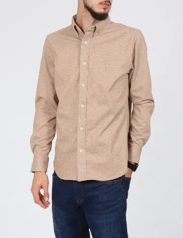 Camasa Polo Ralph Lauren, maro deschis Maro