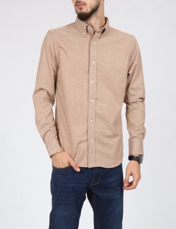 Camasa Polo Ralph Lauren, maro deschis