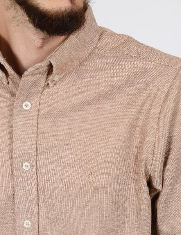 Camasa Polo Ralph Lauren, maro deschis Maro