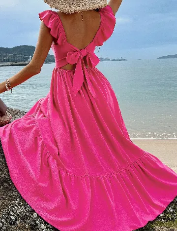 Rochie lunga SHEIN, roz Roz