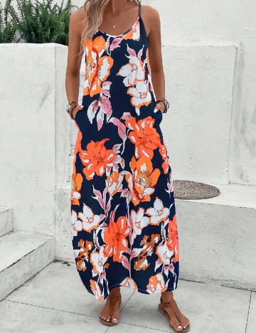 Rochie lunga Emery Rose, mix culori