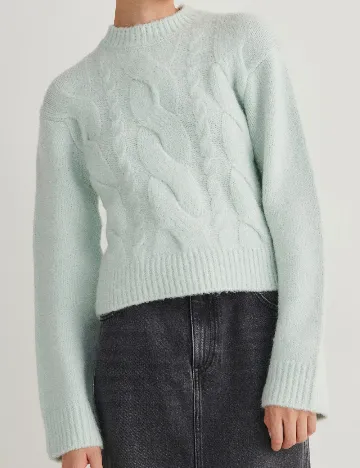 Pulover Reserved, verde deschis Verde