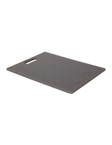 Tocător de bucătărie din plastic „granit” 25 x 15 cm Zd Trading, gri inchis