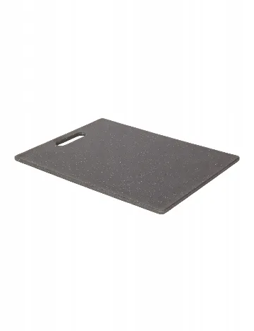 Tocător de bucătărie din plastic „granit” 25 x 15 cm Zd Trading, gri inchis Gri