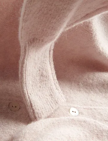 Cardigan Reserved, roz pudra Roz