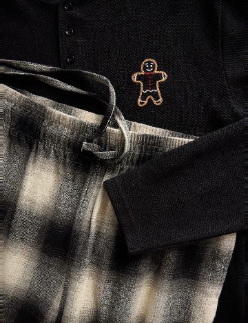 Pijama Reserved, negru