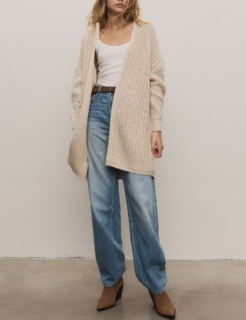 Cardigan Reserved, crem