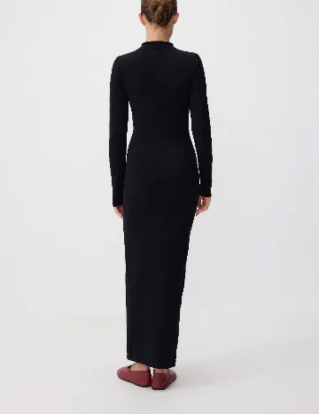 Rochie lunga Reserved, negru Negru