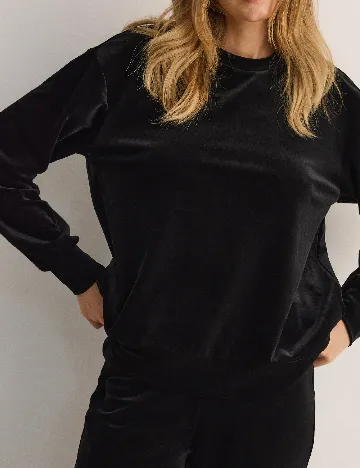 Bluza Reserved, negru Negru