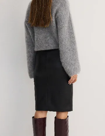 Fusta Reserved, negru Negru