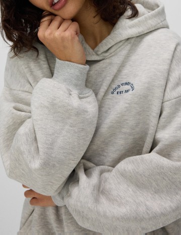 Hanorac Oversize Reserved, gri