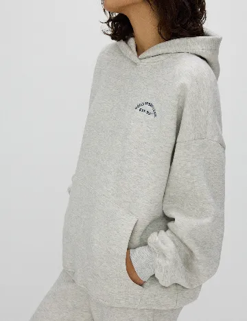 Hanorac Oversize Reserved, gri Gri
