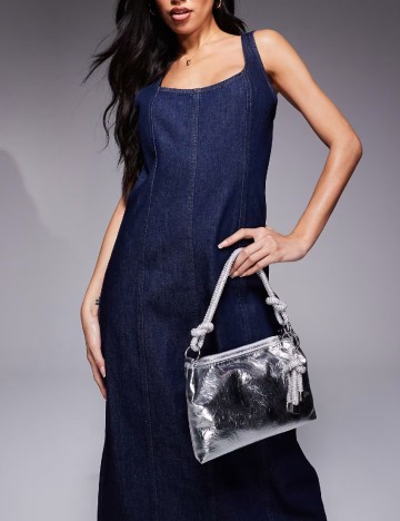 Rochie lunga ASOS, bleumarin