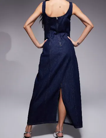 Rochie lunga ASOS, bleumarin Albastru