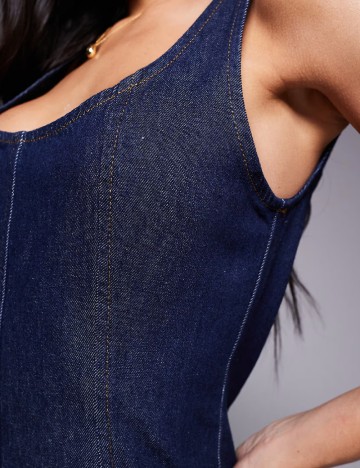 Rochie lunga ASOS, bleumarin