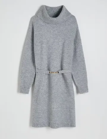 Rochie scurta Reserved, gri Gri