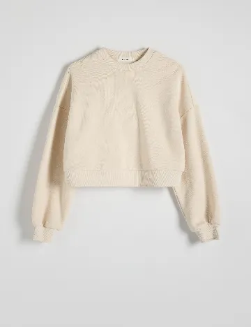Bluza Reserved, crem Crem