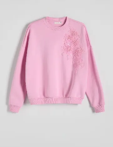 Bluza Reserved, roz Roz