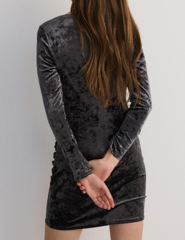 Rochie scurta Reserved, gri