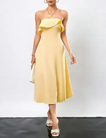 Rochie medie SHEIN, galben Galben