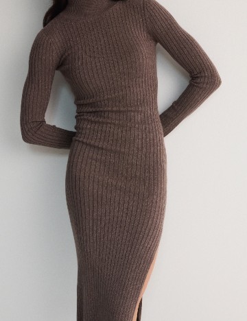 Rochie medie Reserved, maro