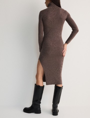 Rochie medie Reserved, maro