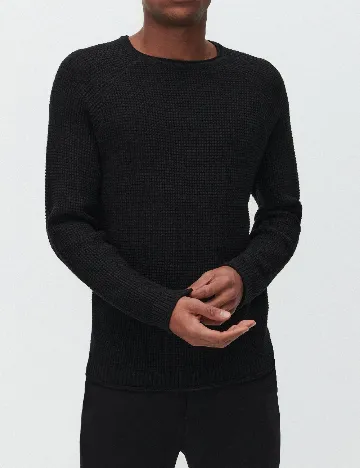 Bluza Reserved, negru Negru