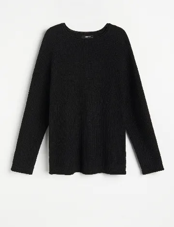 Bluza Reserved, negru Negru