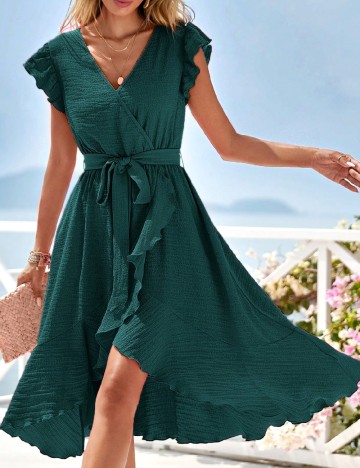 Rochie medie SHEIN, verde