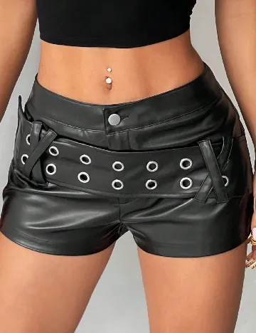 Pantaloni scurti SHEIN, negru Negru
