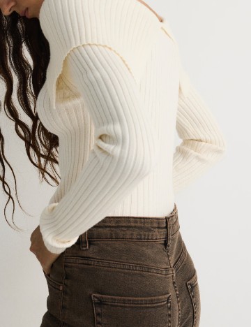 Bluza Reserved, ecru