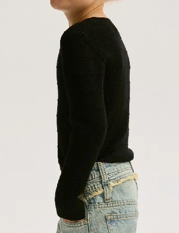 Bluza Reserved, negru Negru