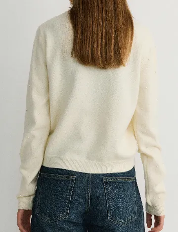 Bluza Reserved, ecru Alb