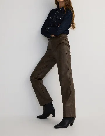 Pantaloni Reserved, maro Maro
