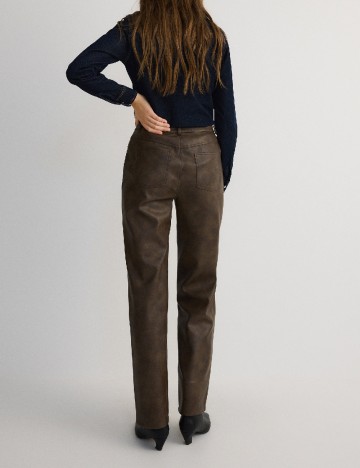 Pantaloni Reserved, maro