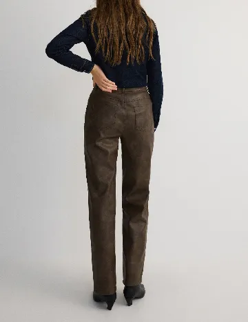 Pantaloni Reserved, maro Maro