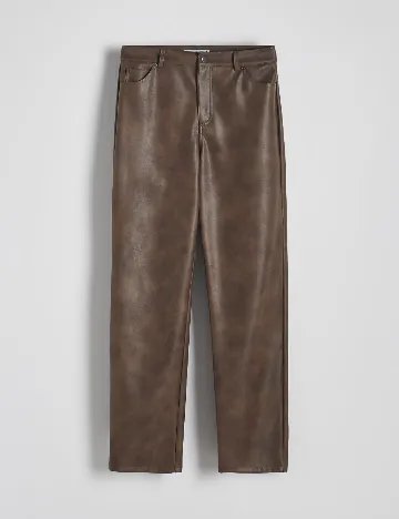 Pantaloni Reserved, maro Maro