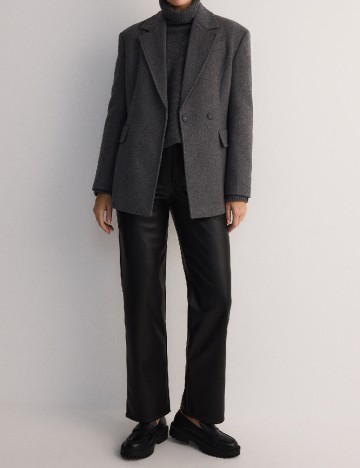 Pantaloni Reserved, negru