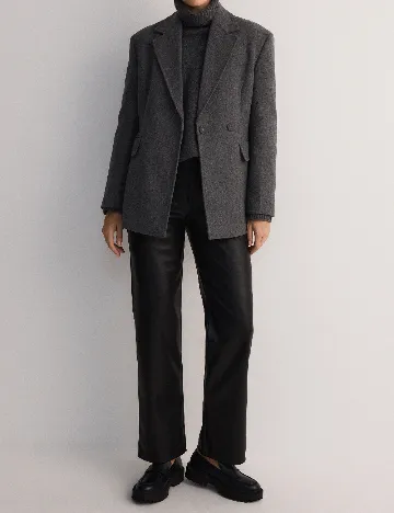 Pantaloni Reserved, negru Negru